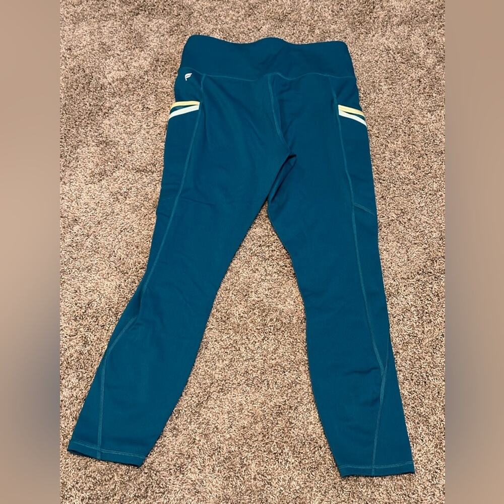Fabletics Motion 365 Green Women’s  Leggings Size Large EUC - Picture 4 of 7